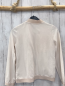 Preview:   Sweatjacke   Gr. 140  creme lochstickerei beige Bund 