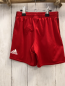Preview: Adidas  Sportshorts  Gr. 110  rot weinrote Seitenstreifen 