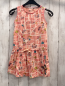 Preview: Sigikid  Kleid  Gr. 128  rosa weiß Stadtplan Paris mit Beschriftung 