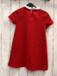 Preview: Zara  Kleid  Gr. 122  rot Rippen weißer Kragen 