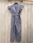 Preview: Mango Jumpsuit  Gr. 128  hellblau weiße Dreiecke 