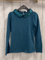 Preview: Okaidi  Langarmshirt  Gr. 128  petrol Kragen mit Pailetten 
