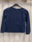 Preview: Okaidi  Langarmshirt  Gr. 128  blau Blumen mit Pailetten 