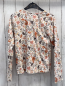 Preview: Max Studio Langarmshirt  Gr. 128  weiß Blumen Füsche 
