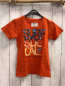 Preview: Dunes Stores  T-Shirt  Gr. 122  orange Schrift 