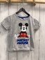 Preview: Disney  T-Shirt  Gr. 98  grau Micky Mouse Schrift 