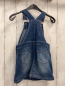 Preview:   Trägerrock Gr. 110  blau Jeans Pailettenbilder 