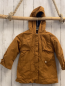 Preview: zara  Winterjacke  Gr. 104  ocker Kapuze 