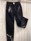 Preview: neu MAN  Hose Gr. 30  schwarz Jeans weiße Blitze