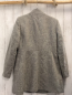 Preview: Zara  Mantel  Gr. L grau 100 % Shetland Wolle 