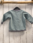 Preview: Hummel  Pullover  Gr. 74  mint mit Glitzer blau weißer Streifenbund