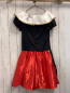 Preview:   Karnevalkostüm Gr. L/XL  schwarz rot weißes Kleid mit Herzdame 