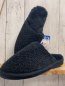 Preview: neu Hausschuhe Gr. 39  schwarz mit Glitzer