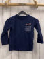Preview: Next  Langarmshirt  Gr. 98  blau blau weiß gestreifte Brusttasche 