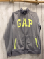 Preview:   Joggingjacke  Gr. 158/164  grau gelbe Schrift + gelber Bund 
