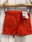 Preview: neu Guess Shorts Gr. 128  rot Glitzerschrift NP 49,90 €