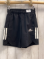 Preview: Adidas  Sportshorts  Gr. 140  schwarz weiße Seitenstreifen + Schrift + Label 