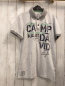 Preview: Camp David  T-Shirt Gr. M hellgrau Schrift Polokragen