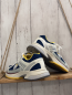 Preview: Blauer Schuhe Gr. 40  weiß blau dunkelrot innen gelb (minimale Gebrauchsspuren)