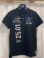 Preview: Camp David Poloshirt Gr. M schwarz weiß blaue Schrift