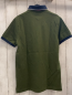 Preview: Tommy Hilfiger Poloshirt Gr. S oliv blauer Bund + Kragen