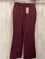 Preview: neu Noa Noa  Hose  Gr. 38  weinrot breiter Schlag NP 119,95 € red auf 49 