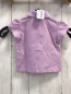 Preview: Benetton  T-Shirt  Gr. 62  flieder Polokragen Rüschen an der Knopfleise 