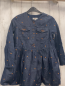 Preview: Catimini  Kleid  Gr. 128  blau ocker Herzen 