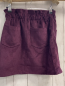 Preview:   Rock Gr. 146/152  aubergine Rippen 