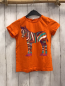 Preview: Esprit  T-Shirt  Gr. 116  orange buntes Zebra 