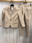 Preview: 2tlg H&M  Anzug  Gr. 128  Jacke + Hose beige 