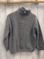 Preview: zara pullover Gr. 128  grau Strick Reißverschluss