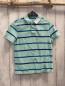 Preview: Tommy Hilfiger T-Shirt Gr. 134  mint blaue Streifen Polokragen