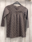 Preview: Alana  Kleid  Gr. 104  grau weiße Punkte 