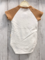 Preview: neu Rabbit & Bear  Body  Gr. 68  weiß ocker Ärmel 
