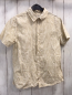 Preview: Mango Sommerhemd  Gr. 140  beige weiße Blätter 