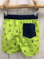 Preview:   Badeshorts  Gr. 128  hellgrün Krokodile blauer Bund 