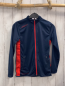 Preview: Uhlsport  Joggingjacke  Gr. 152  blau roter Seitenstreifen + Reißverschluss 