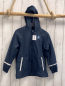Preview:   Regenjacke  Gr. 110  blau hellblau Krake silber Bund 