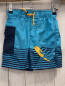 Preview: GAP  Badeshorts  Gr. 110  hellblau blaue Streifen Surfer gelbe Kordel