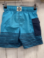 Preview: GAP  Badeshorts  Gr. 110  hellblau blaue Streifen Surfer gelbe Kordel