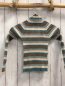 Preview: Mayoral  Pullover  Gr. 116  petrol beige braun eisblaue Streifen Strick Rippen 