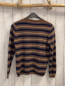 Preview: MaxMara  Pullover  Gr. 152  braun schwarz lila weiße Streifen 100 % Cashmere 