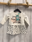 Preview: neu Disney  Kleid  Gr. 62  weiß Minnie Mouse + schwarze Punkte 