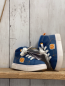 Preview: neu Elefanten Boots Gr. 21  blau weiße Sohle und Schnürsenkel