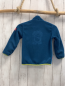 Preview: Trollkids  Fleecejacke  Gr. 110  petrol hellbau hellgrüner Reißverschluss + Bund 