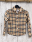 Preview: Burberry  Bluse  Gr. 116  beige schwarz weiß rot kariert 