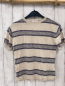 Preview: Zara  T-Shirt  Gr. 128  beige blaue Streifen 