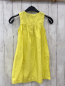 Preview: H&M Kleid  Gr. 128  gelbe gesmoktes Oberteil mit Rosette 