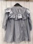 Preview:   Kleid  Gr. 134/140  hellgrau Rüschen 